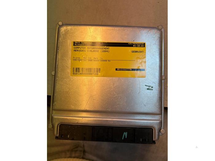 Used Engine management computer Mercedes C (W203) 2.7 C-270 CDI 20V Price € 120,00 Margin scheme offered by Umit Sloperij