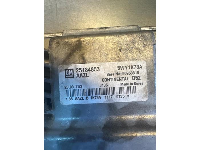 Used Engine management computer Chevrolet Spark (M300) 1.2 16V Price € 40,00 Margin scheme offered by Umit Sloperij