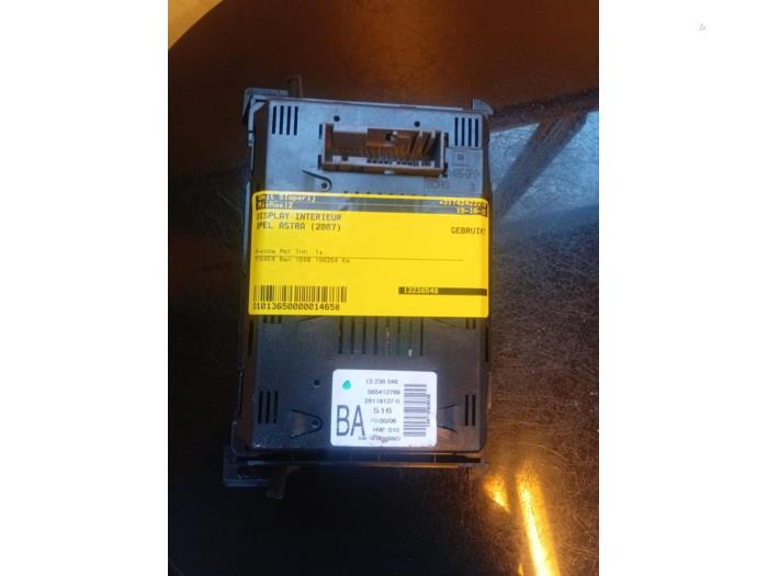Begagnade Innerdisplay Opel Astra H (L48) 1.6 16V Pris € 40,00 Marginaltabell erbjuds av Umit Sloperij