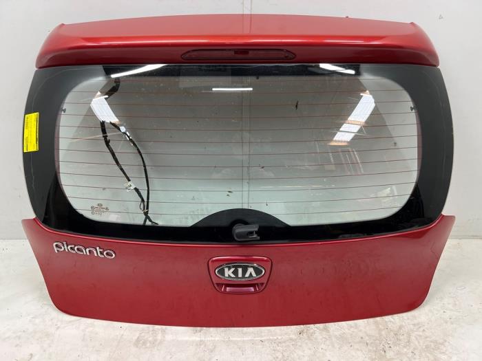 Używane Tylna klapa Kia Picanto (TA) 1.0 12V Cena € 200,00 Procedura marży oferowane przez Autohandel & Demontage Weteringbrug
