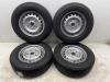 Set of wheels + winter tyres from a Ford Transit, 2013 2.0 TDCi 16V Eco Blue 130, Minibus, Diesel, 1.995cc, 96kW (131pk), FWD, YMFS; YMF6; YMFA; BKFB; YMFB; BKFA, 2016-03 2016