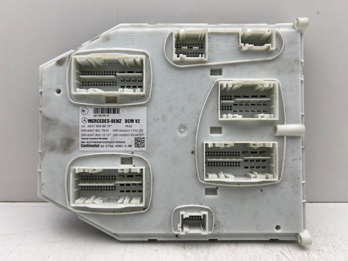 Body control computer Mercedes GLA (H247), 2020 1.3 200 Turbo 16V, SUV, Petrol, 1.332cc, 120kW (163pk), FWD, M282914, 2020-02, 247.787 (Used)