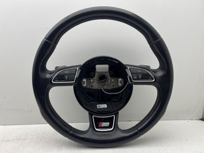 Używane Kierownica Audi S5 Cabriolet (8F7) S5 3.0 TFSI V6 24V Quattro Cena € 155,00 Procedura marży oferowane przez Autohandel & Demontage Weteringbrug
