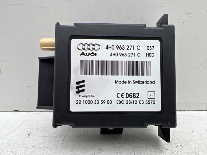 Auxiliary heating control unit