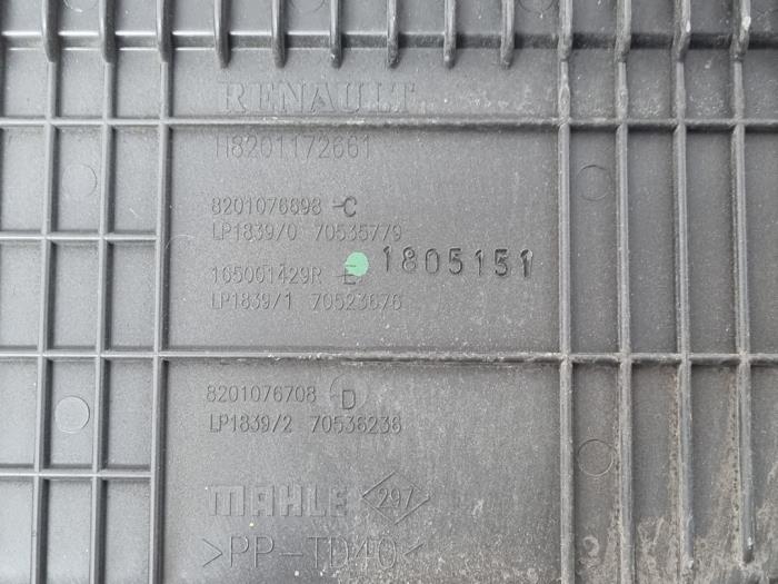 Air box from a Dacia Dokker (0S) 1.6 LPG 2015