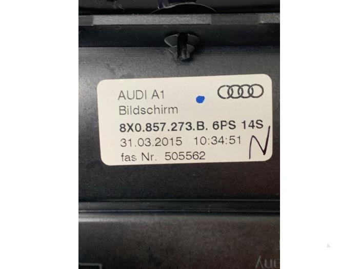 Wyswietlacz wewnetrzny z Audi A1 (8X1/8XK) 1.4 TDI Ultra 12V 2015