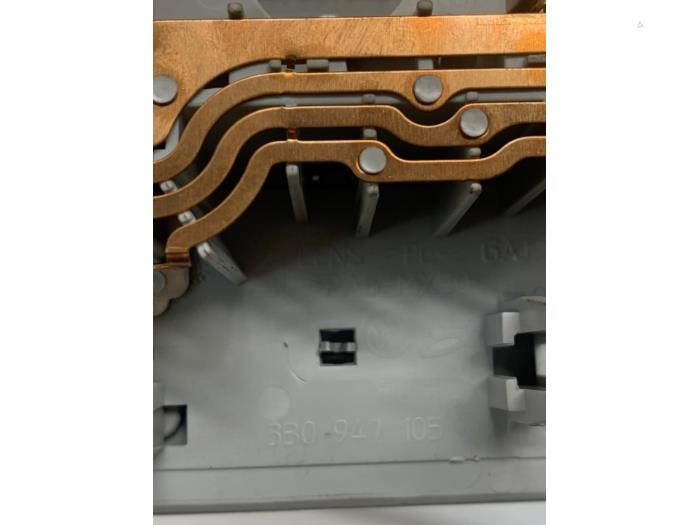 Innenbeleuchtung hinten van een Skoda Fabia III Combi (NJ5) 1.0 12V Greentech 2019