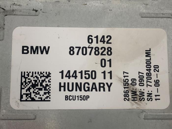 Boitier de contrôle de batterie d'un BMW 3 serie (G20) 330e 2.0 TwinPower Turbo 16V 2020
