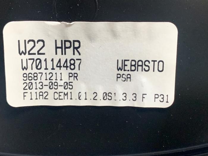 Podsufitka z Peugeot 508 SW (8E/8U) 2.2 HDiF 16V GT 2014