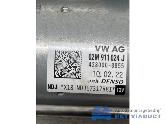 Anlasser van een Skoda Fabia IV (PJ3) 1.0 MPI 12V 2022