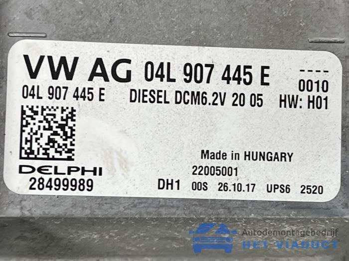 Engine management computer from a Volkswagen Golf VII (AUA) 1.6 TDI BMT 16V 2017