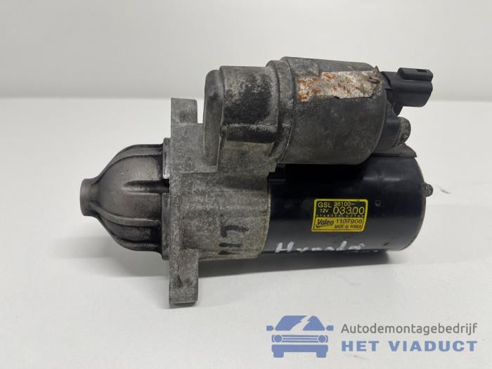 Begagnade Startmotor Hyundai i20 1.2i 16V Pris € 25,00 Marginaltabell erbjuds av Het Viaduct