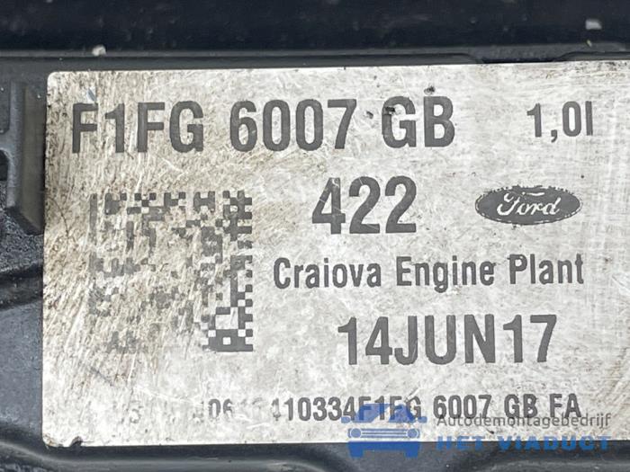 Ventildeckel van een Ford C-Max (DXA) 1.0 Ti-VCT EcoBoost 12V 125 2018