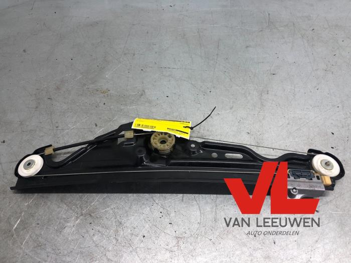 Door window regulator with motor
