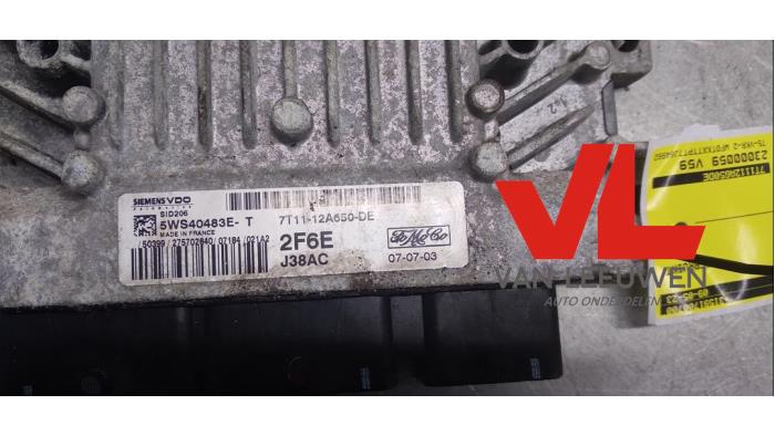 Used Engine management computer Ford Transit Connect 1.8 TDCi 90 Price € 91,50 Margin scheme offered by Van Leeuwen Auto Onderdelen