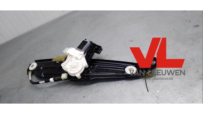 Door window regulator with motor