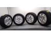 Set of sports wheels + winter tyres from a Mitsubishi Outlander (CU), SUV, 2003 / 2007
