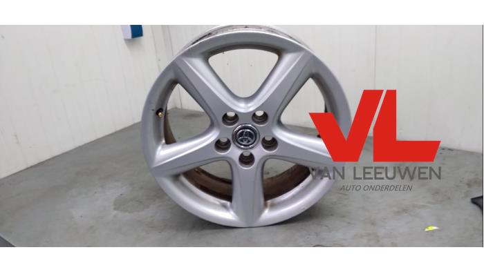 Używane Obrecz Toyota Corolla Verso (R10/11) 2.2 D-4D 16V Cat Clean Power Cena € 56,00 Procedura marży oferowane przez Van Leeuwen Auto Onderdelen