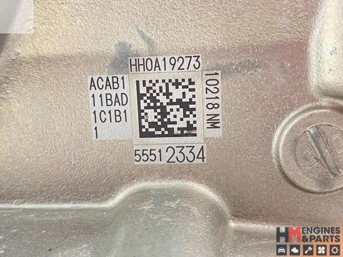 Cylinder head Opel Astra K 1.2 Turbo 12V - 55512583 F12SHT
