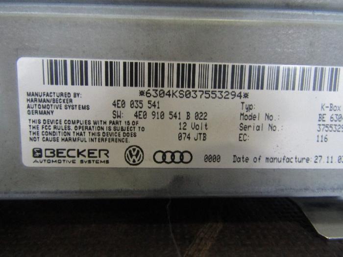 Modul radiowy z Audi A8 (D3) 4.0 TDI V8 32V Quattro 2003