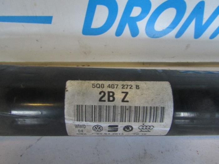 Front drive shaft, right from a Seat Leon (5FB) 1.2 TSI Ecomotive 16V 2013