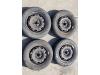 Set of wheels + tyres from a Volkswagen Polo IV (9N1/2/3), 2001 / 2012 1.4 16V, Hatchback, Petrol, 1 390cc, 55kW (75pk), FWD, AUA; BBY; BKY, 2001-10 / 2008-05, 9N1; 2; 3 2002