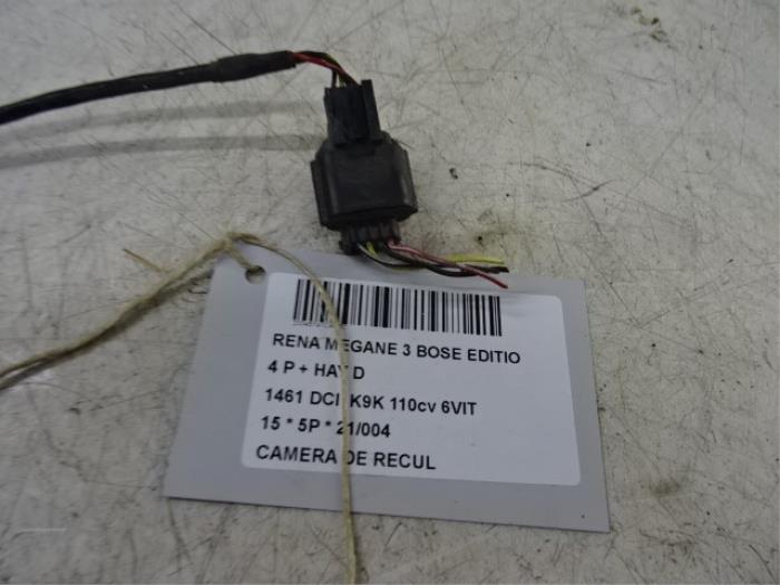 Reversing camera from a Renault Megane III Berline (BZ) 1.5 dCi 110 2015