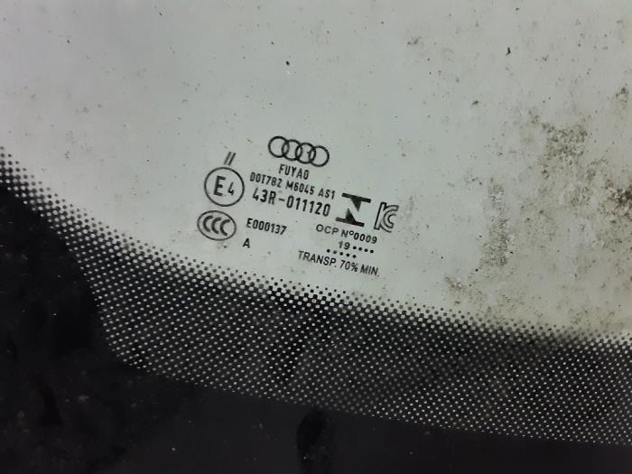 Parabrisas de un Audi A3 Sportback (8VA/8VF) 1.6 TDI 16V 2019