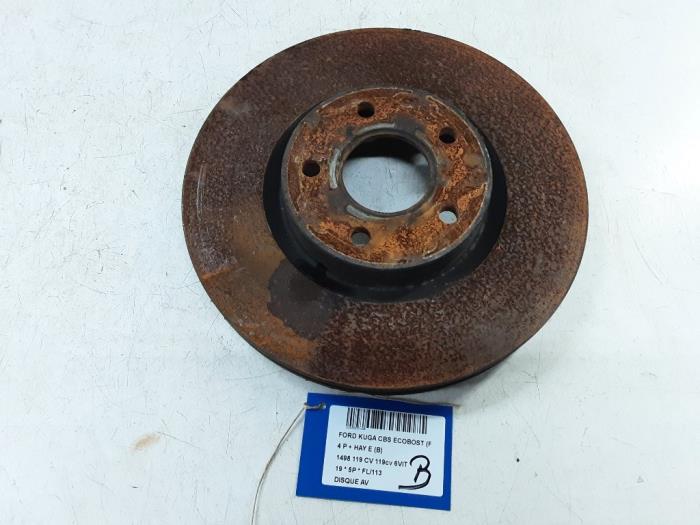 Front brake disc from a Ford Kuga II (DM2) 1.5 EcoBoost 16V 120 2019