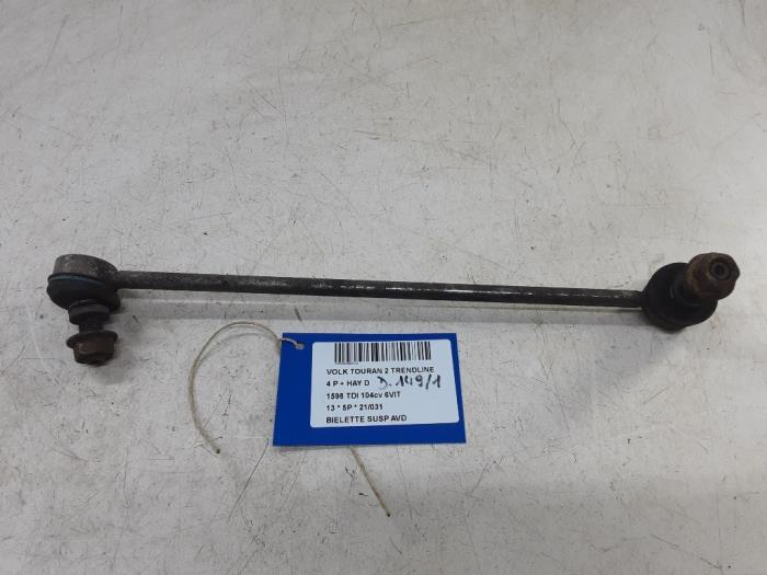 Anti-roll bar guide from a Volkswagen Touran (1T1/T2) 1.9 TDI 90 2013