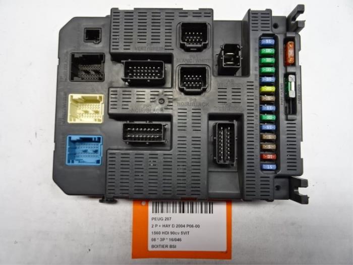 Body control computer from a Peugeot 207/207+ (WA/WC/WM) 1.6 HDi 16V 2008