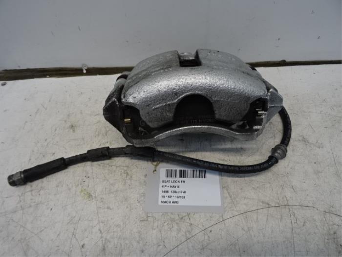 Front brake calliper, left from a Seat Leon (5FB) 1.5 TSI 16V 2019