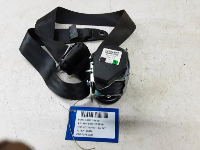 Front seatbelt, right from a Ford S-Max (GBW) 2.0 TDCi 16V 115 2010