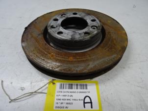 Used Front brake disc Citroen C4 Grand Picasso (3A) 1.6 HDiF, Blue HDi 115 Price € 30,00 Inclusive VAT offered by Collignon & Fils
