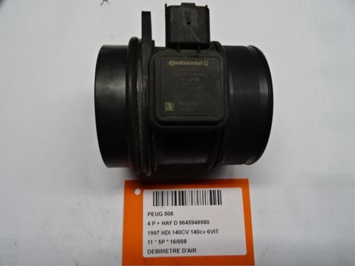 Airflow meter from a Peugeot 508 (8D) 2.0 HDiF 16V 2011