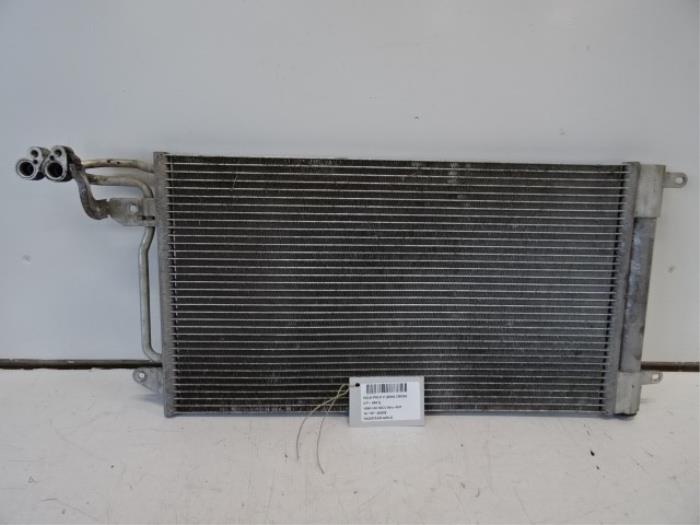 Air conditioning radiator from a Volkswagen Polo V (6R) 1.6 TDI 16V 90 2014