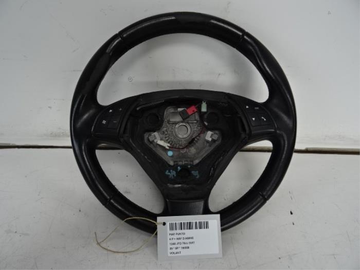 Steering wheel from a Fiat Grande Punto (199) 1.3 JTD Multijet 16V 2009