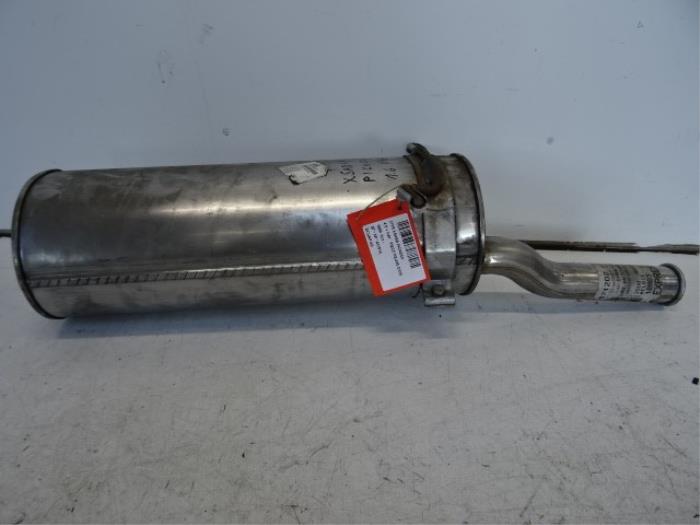 Exhaust rear silencer from a Citroën Xsara Picasso (CH) 1.6 HDi 16V 110 2007
