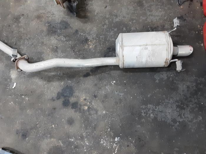 Silencieux Arrière Pour Honda Logo 1.3 65CH - Acier Aluminié, Kit De Montage Inclus - Neuf Avec Garantie 30 Mois