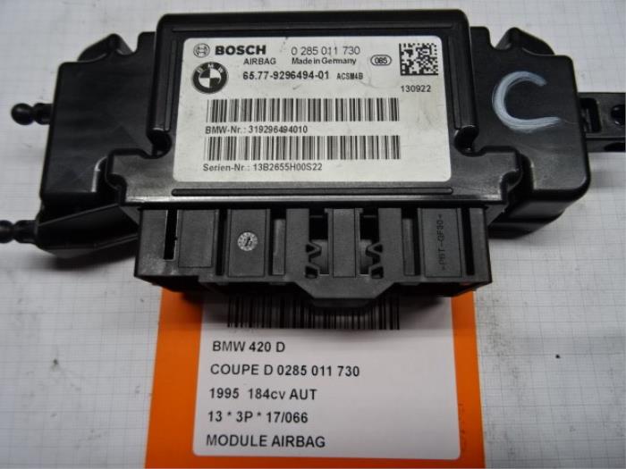 Airbag Module from a BMW 4 serie (F32) 420d 2.0 16V 2013