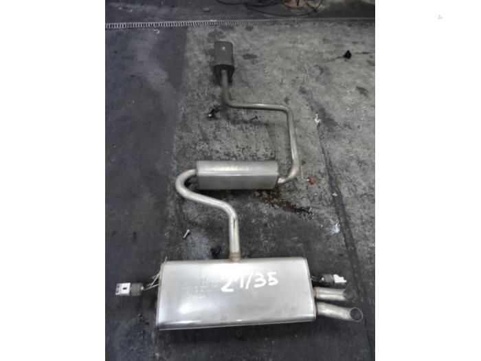 Exhaust (complete) from a Volkswagen Touran (5T1) 1.5 TSI 2018