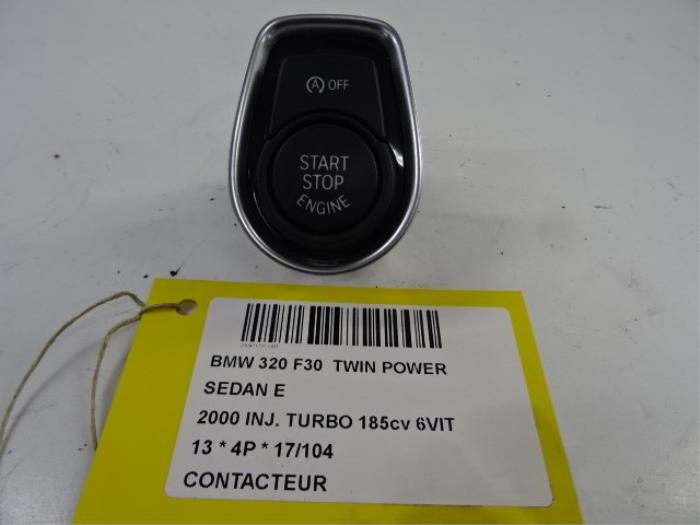 Ignition lock + key from a BMW 3 serie (F30) 320i 2.0 16V 2013