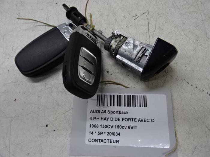 Zündschloss+Schlüssel van een Audi A5 Sportback (8TA) 2.0 TDI 16V 2014