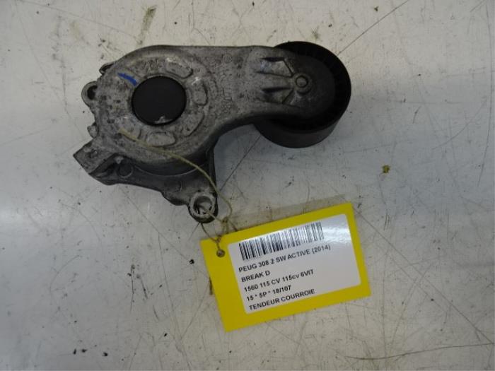 Timing belt tensioner from a Peugeot 308 SW (L4/L9/LC/LJ/LR) 1.6 HDi 115 2015