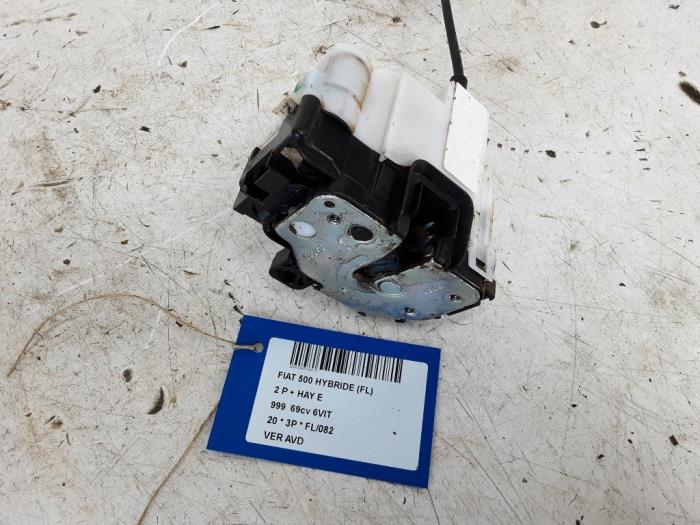 Door lock cylinder, right from a Fiat 500C (312) 1.0 Hybrid 2020