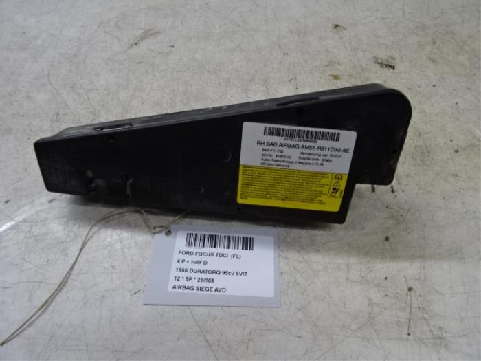 Seat airbag (seat) from a Ford Focus 3 1.6 TDCi 95 2012