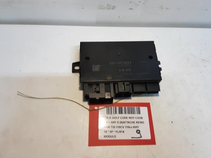 Tow bar trailer control module