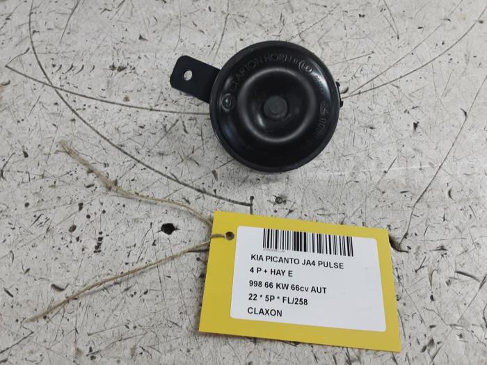 Używane Klakson Kia Picanto Cena € 25,00 Z VAT oferowane przez Collignon & Fils