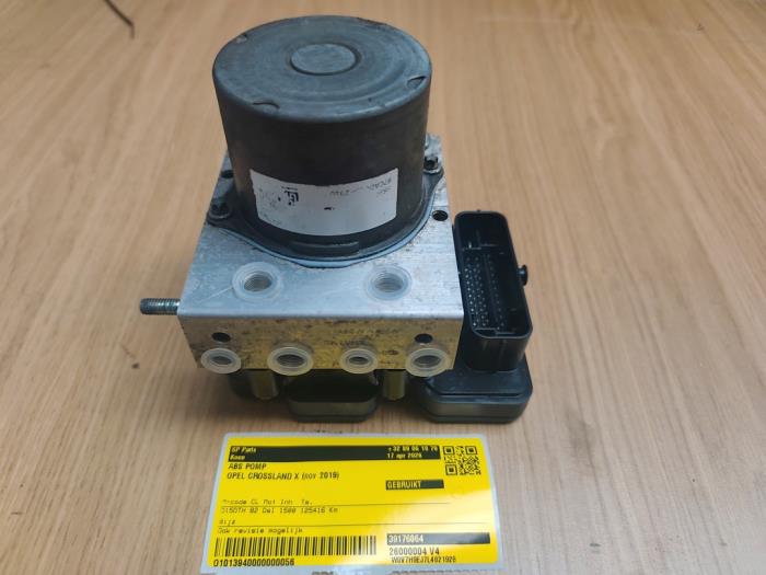Begagnade ABS-pump Opel Crossland (X) 1.5 CDTI 120 Pris € 302,50 Inklusive moms erbjuds av SP Parts