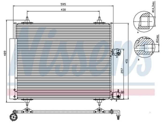 Begagnade AC-radiator Citroen C8 Pris € 57,50 Marginaltabell erbjuds av Bart Ebben